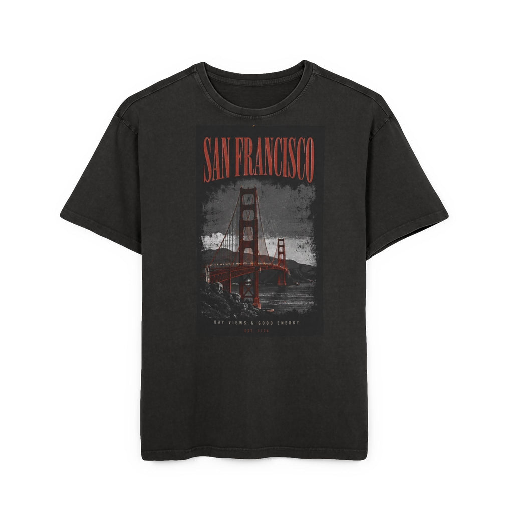 Men's Acid Washed Heavy Oversize Tee
