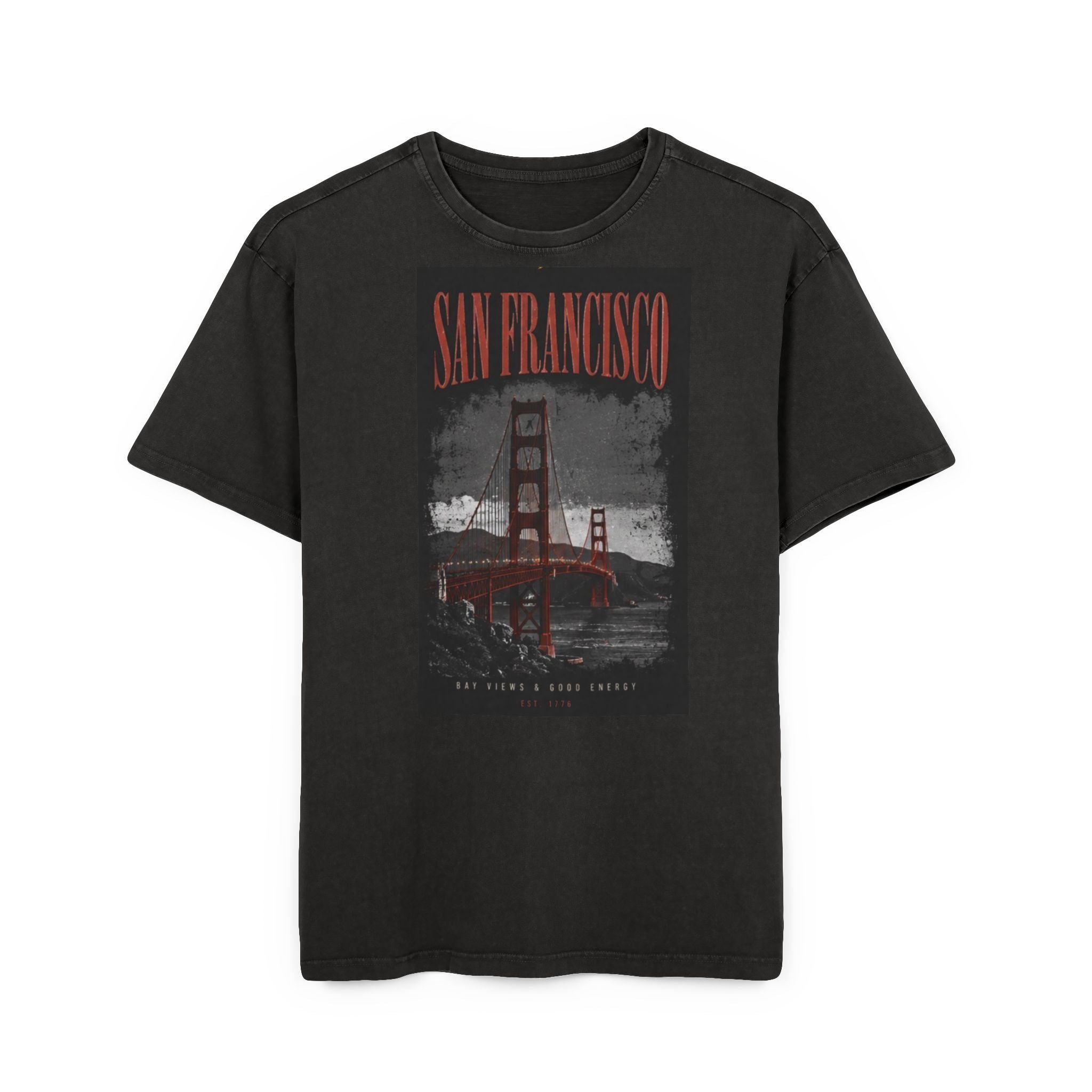 Men's Acid Washed Heavy Oversize Tee